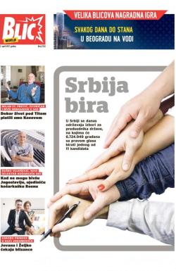 Blic - broj 7232, 2. apr 2017.