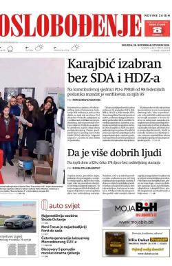 Oslobođenje - broj 25864, 28. nov 2018.