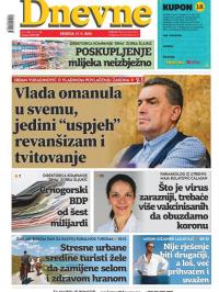 Dnevne novine - broj 3152, 17. nov 2021.