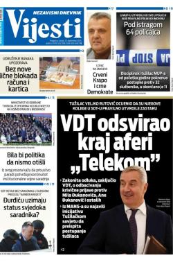 Vijesti - broj 9841, 23. sep 2025.
