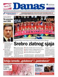 Danas - broj 6195, 15. sep 2014.