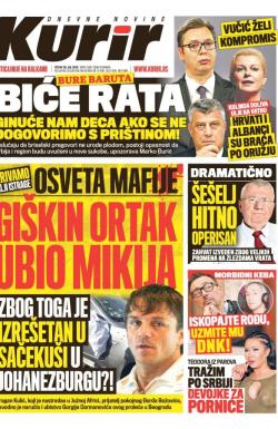 Kurir - broj 1598, 20. jul 2018.