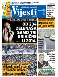 Vijesti - broj 6032, 12. jan 2015.