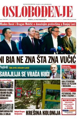 Oslobođenje - broj 24.956, 14. maj 2016.