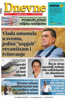 Dnevne novine - broj 3152, 17. nov 2021.