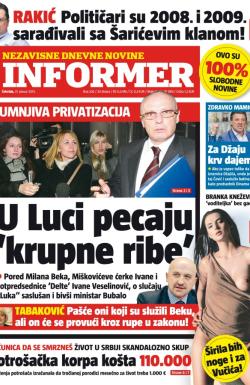 Informer - broj 226, 31. jan 2013.
