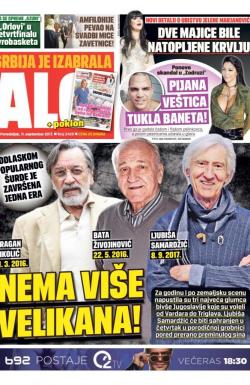 Alo - broj 3429, 11. sep 2017.