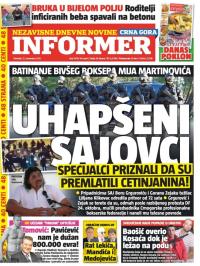 Informer CG - broj 1076, 12. nov 2015.
