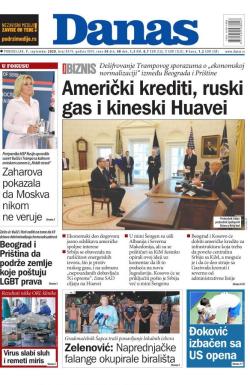 Danas - broj 8379, 7. sep 2020.