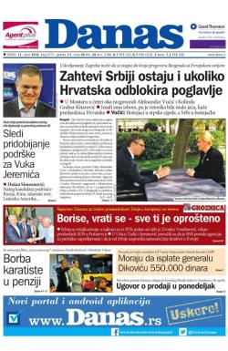Danas - broj 6771, 13. apr 2016.