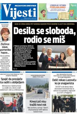 Vijesti - broj 9816, 29. avg 2025.
