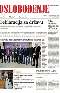 Oslobođenje - broj 25215, 5. feb 2017.