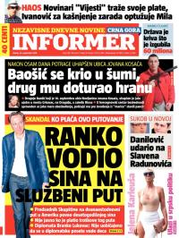 Informer CG - broj 728, 23. sep 2014.