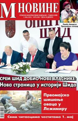 M Novine, Sr. Mitrovica - broj 854, 2. maj 2018.