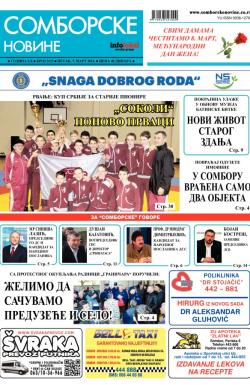 Somborske novine - broj 3115, 7. mar 2014.