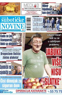 Nove Subotičke novine - broj 139, 1. nov 2019.