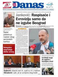 Danas - broj 7338, 1. nov 2017.