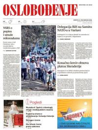 Oslobođenje - broj 25.008, 9. jul 2016.