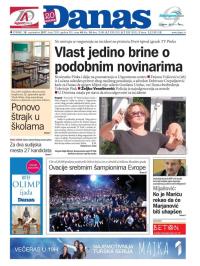 Danas - broj 7295, 19. sep 2017.