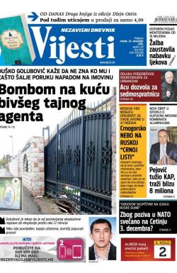 Vijesti - broj 6346, 24. nov 2015.