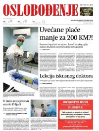 Oslobođenje - broj 26354, 15. apr 2020.
