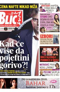 Blic - broj 6801, 20. jan 2016.