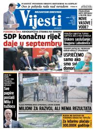 Vijesti - broj 5883, 13. avg 2014.