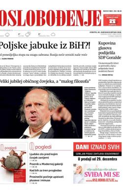 Oslobođenje - broj 25557, 20. jan 2018.