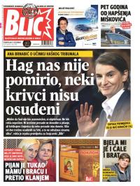 Blic - broj 7482, 11. dec 2017.