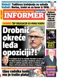 Informer CG - broj 705, 27. avg 2014.