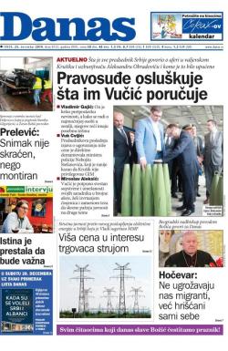 Danas - broj 8122, 25. dec 2019.