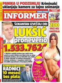 Informer CG - broj 1215, 28. apr 2016.