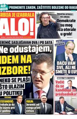 Alo - broj 3162, 11. dec 2016.