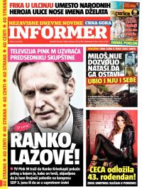 Informer CG - broj 945, 12. jun 2015.