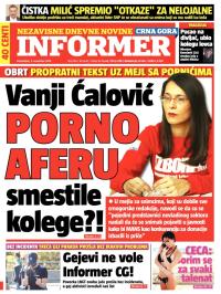 Informer CG - broj 763, 3. nov 2014.