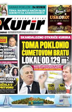 Kurir - broj 549, 16. avg 2015.
