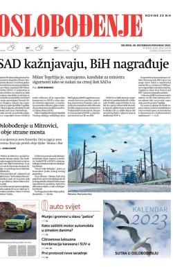 Oslobođenje - broj 27184, 28. dec 2022.
