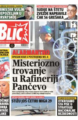 Blic - broj 7610, 23. apr 2018.