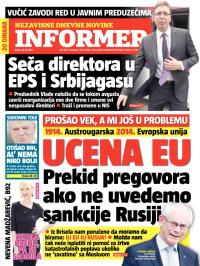 Informer - broj 681, 30. jul 2014.