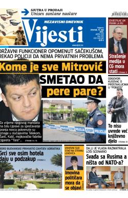 Vijesti - broj 5793, 15. maj 2014.