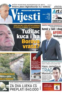 Vijesti - broj 6329, 7. nov 2015.