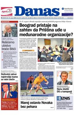 Danas - broj 6531, 17. avg 2015.
