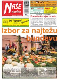 Naše novine, Temerin - broj 235, 3. okt 2014.