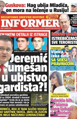 Informer - broj 1405, 7. dec 2016.