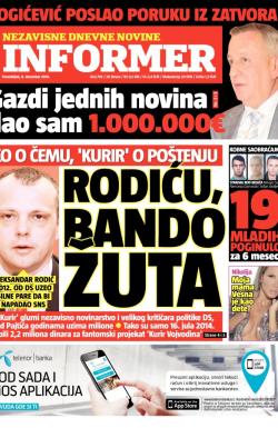 Informer - broj 793, 8. dec 2014.