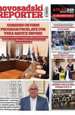 Novosadski reporter - broj 551, 5. sep 2025.