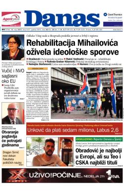 Danas - broj 6437, 15. maj 2015.
