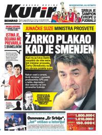 Kurir - broj 3538, 2. avg 2013.