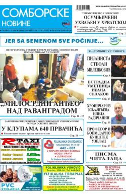 Somborske novine - broj 3280, 5. maj 2017.