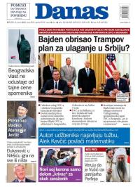 Danas - broj 8558, 5. mar 2021.